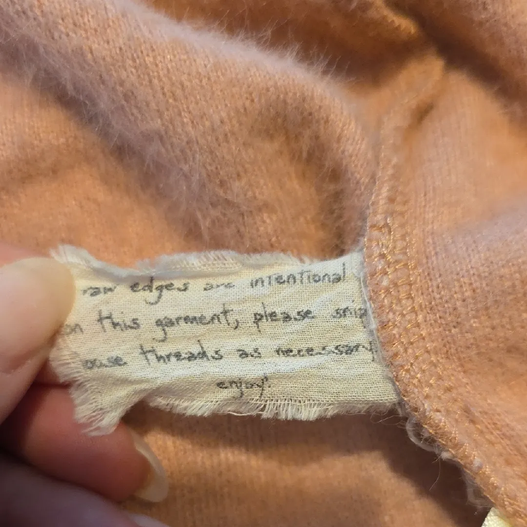 Free People FP One Hoodie Queenie Cropped Zip Up Sweatshirt Fuzzy Pink Medium - Image 7