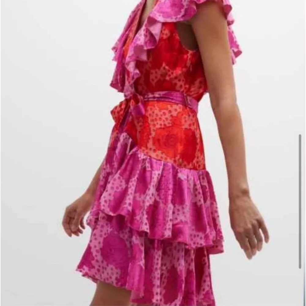 ❤️Le Superbe Aurora Flora Lil Flirt Floral Ruffle Mini Dress Size 2 HOST PICK💕 - Image 6