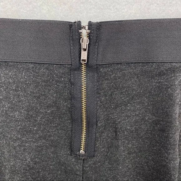 J. Crew Charcoal Stretch Mid Rise Pixie Pant Seamed Skinny‎ Exposed Zipper - Image 7