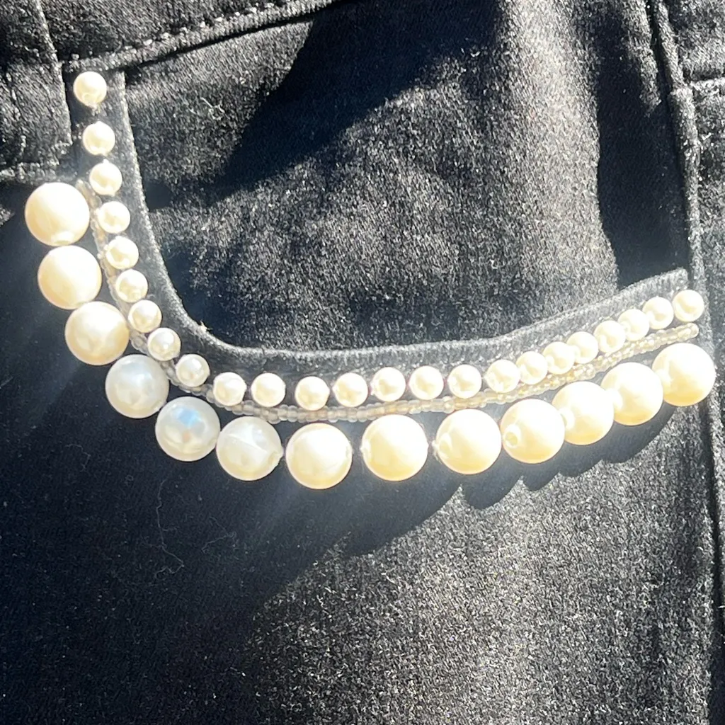 Boston PROPER Mixed Pearl Ankle Jean - Image 9