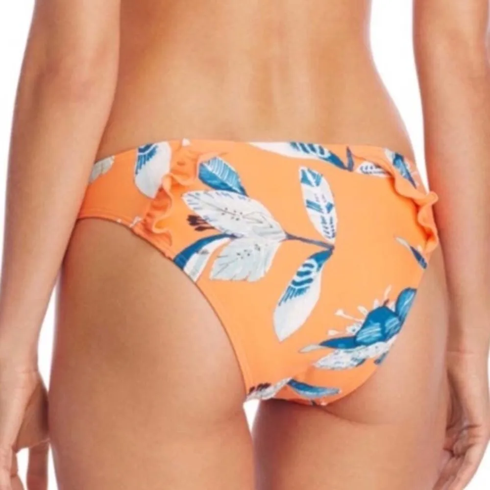 Minkpink Swim Enchanted Forest Orang Ruffle Cheeky Bikini Bottoms NWT Sz Small - Image 2