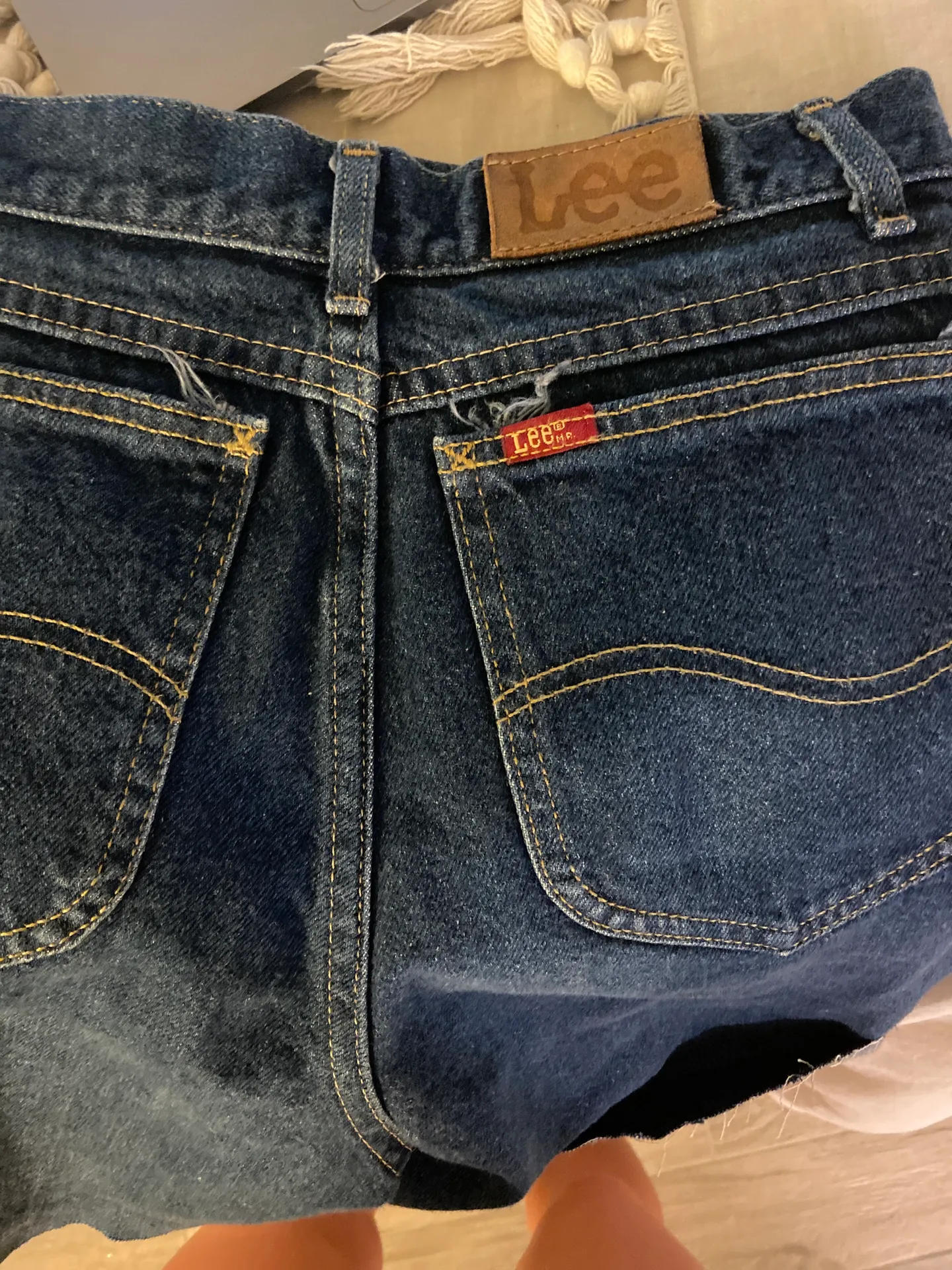 Vintage  High Rise Mom Denim Shorts - Image 5