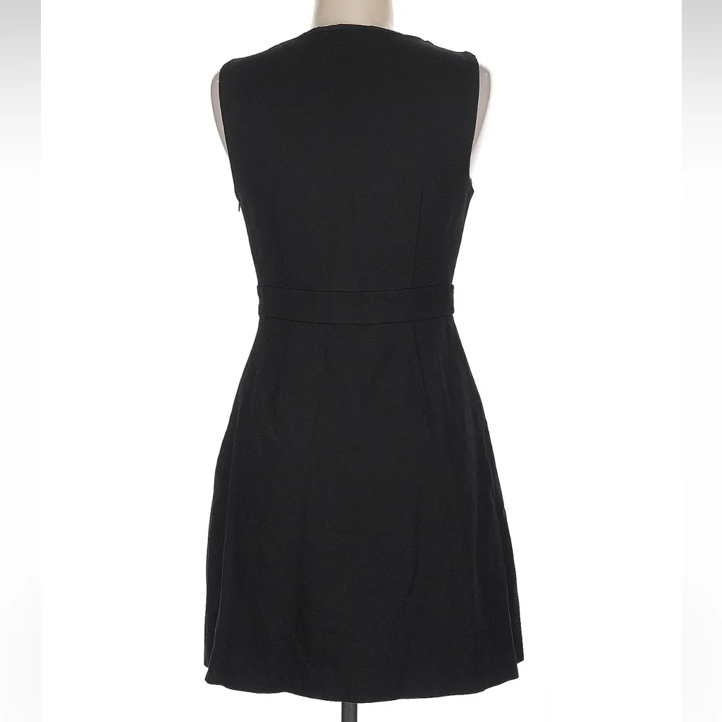 Trina Turk Black Front Bow Sleeveless Cocktail Party Holiday Dress Size 6 Small - Image 6