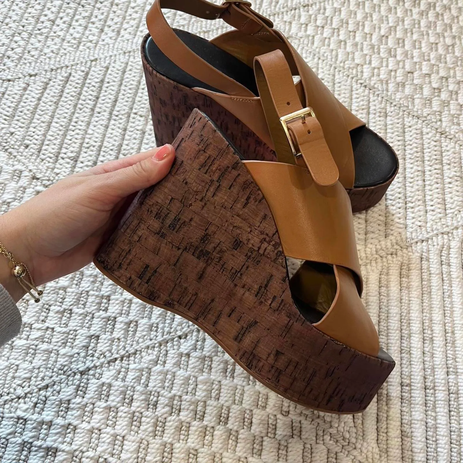 Tony Bianco Vogue Tan Como Platform Sandal - Image 4