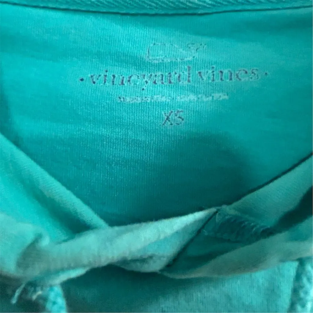 Vineyard Vines Women's XS Blue Green Hoodie Long Sleeve Casual Top - Image 6