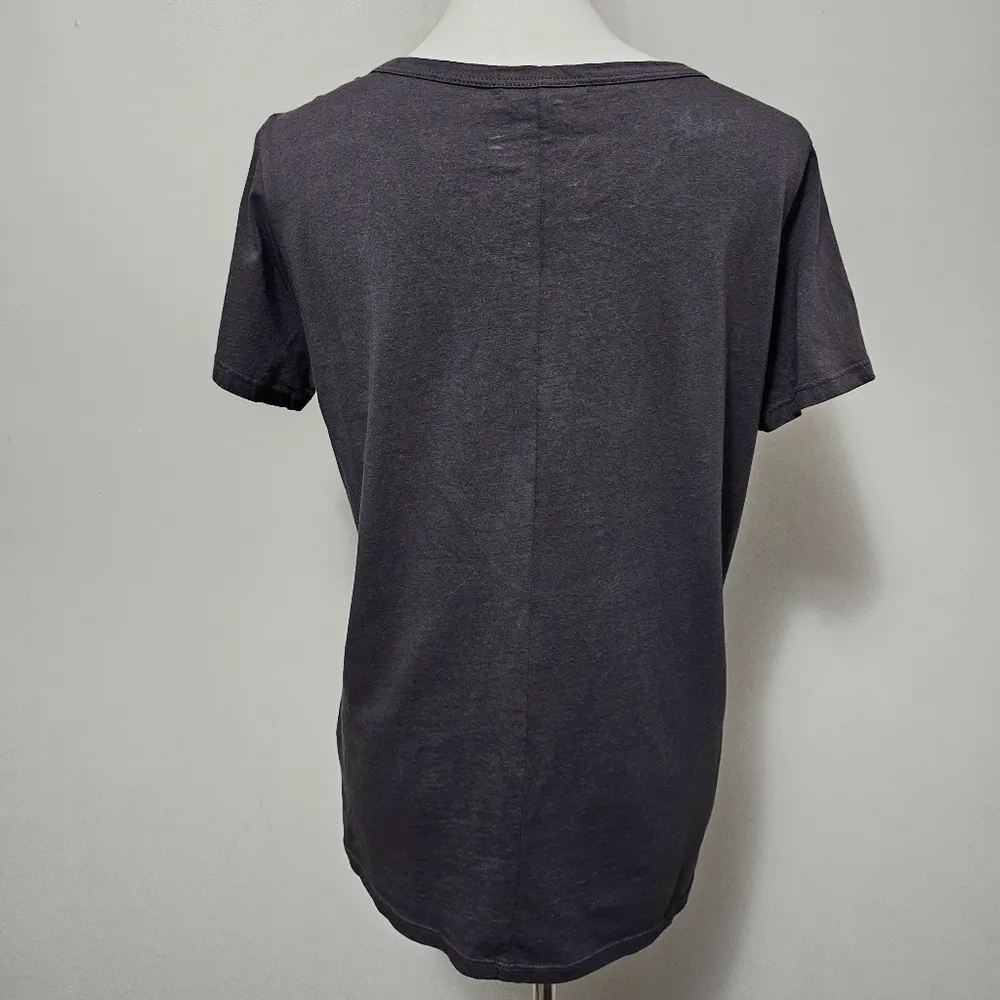 Buckle Gilded Intent Charcoal Ladder Neck Top Size Small - Image 6