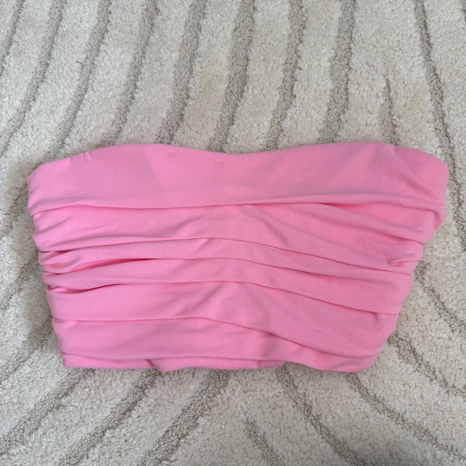 Zara Pink Tube Top Size Medium - Image 2
