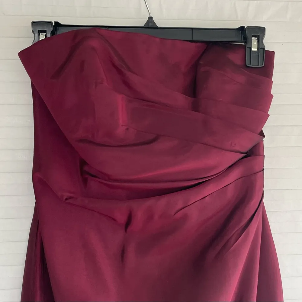 Maroon Long Formal Dress - Image 6