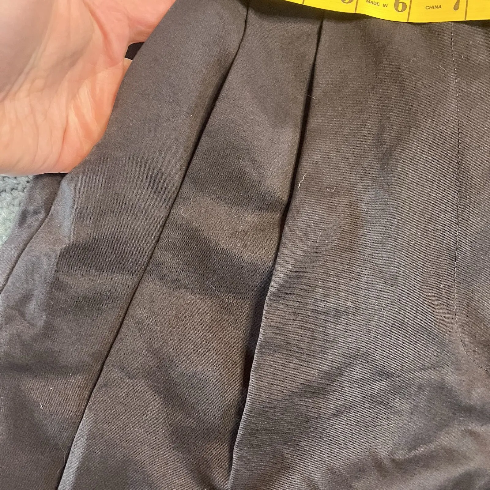 Elizabeth & James Rock Casual Belted Pleated/Cuffed Pants in Black. Size 8 NEW - Image 6