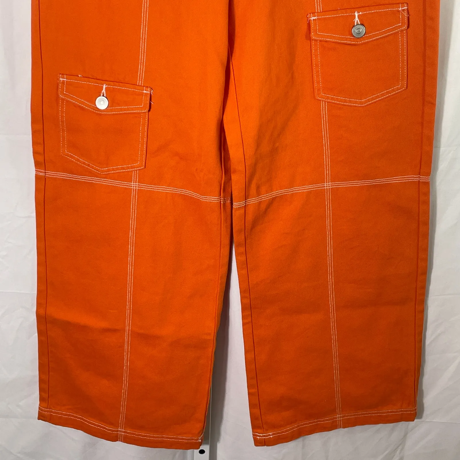 Forever 21 Cargo Pants - Women Size L - Orange - Image 3