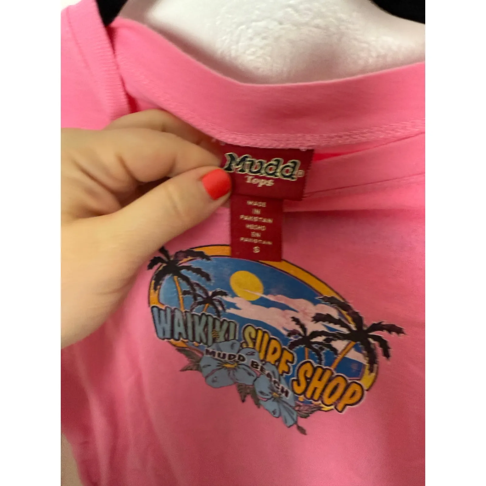 Vintage Y2K 00s MUDD Surfer Long Sleeve Graphic T-shirt Small Flower 90s Hawaii - Image 4