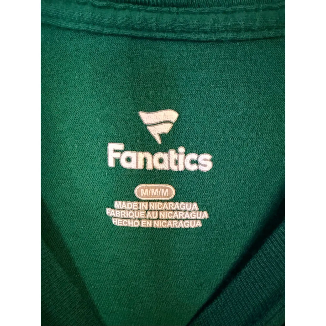 Fanatics Boston Celtics League Tour Short Sleeve Green T Shirt Size Medium (6461 - Image 4