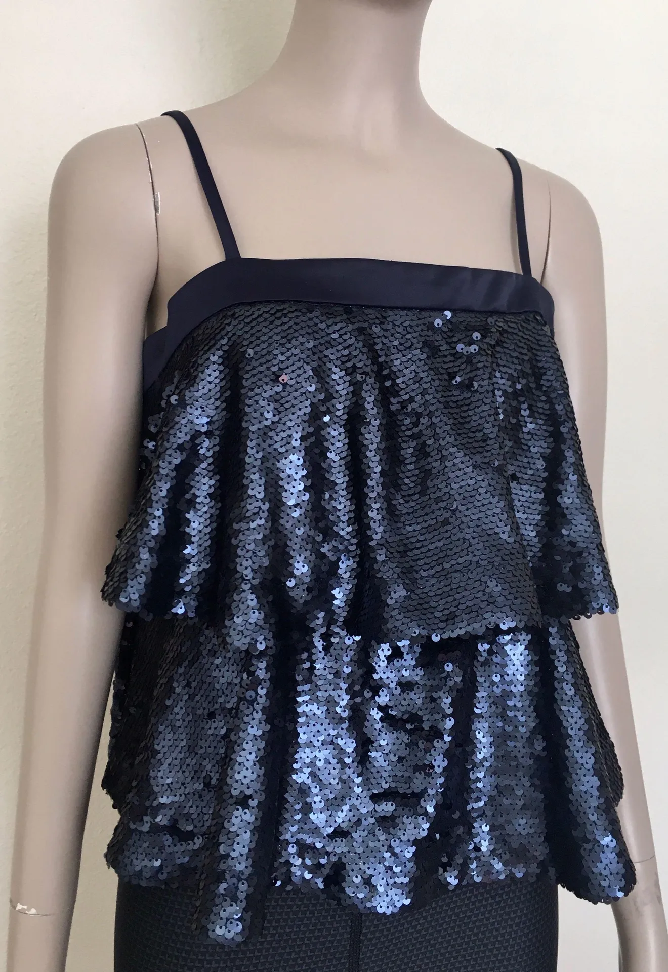 Navy Sequin Top - Image 2