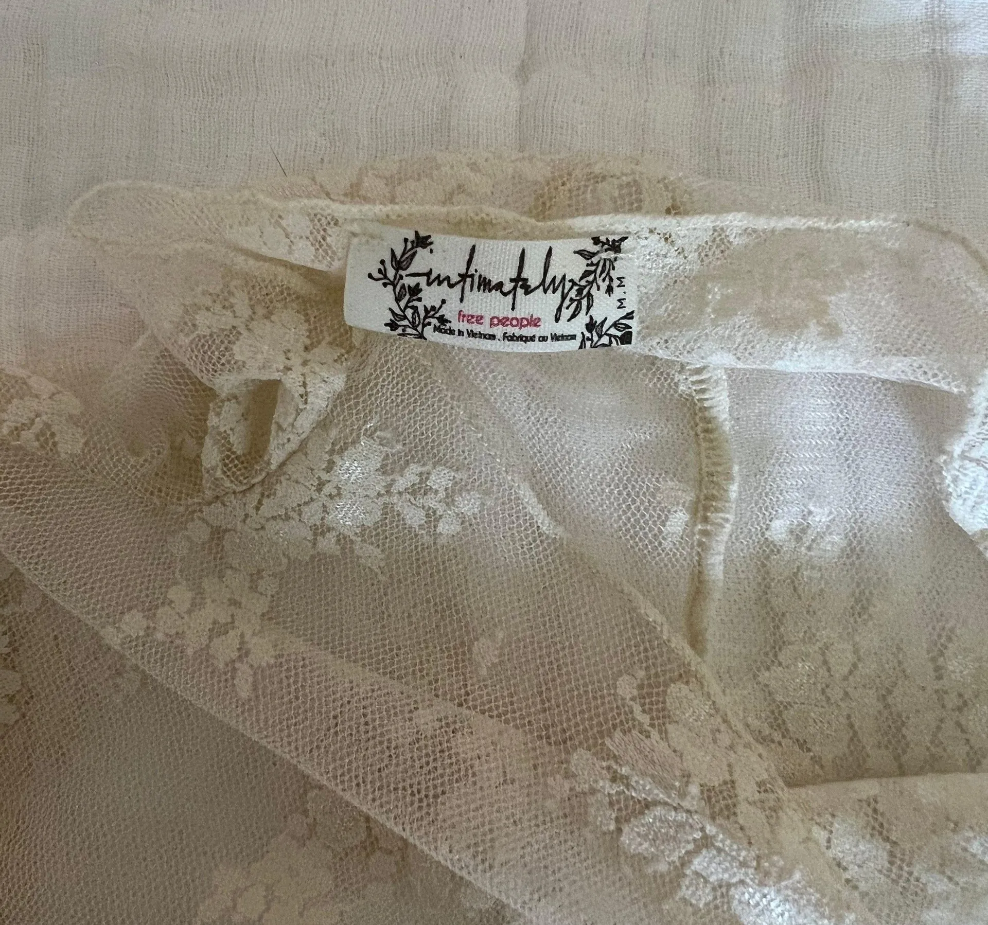 Free People Lace Under Layer Shirt - Image 2