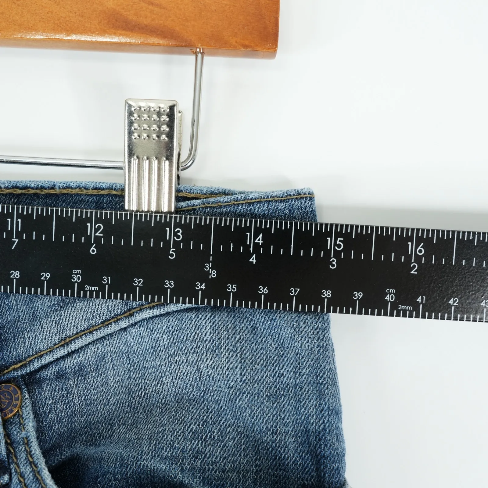 Rock & Republic Jeans Womens 8M Blue Kasandra Bootcut Stretch Denim Low Rise - Image 8