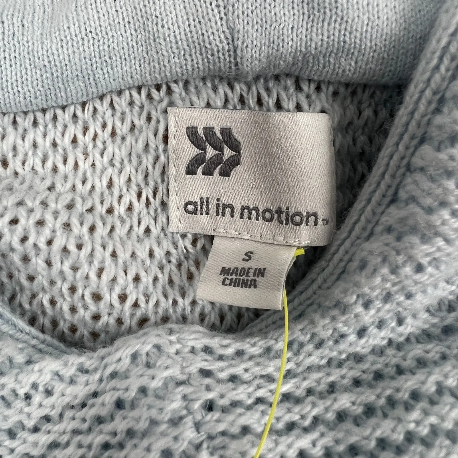 All in Motion Women's Light Blue Hooded Pullover Sweater - Size Small - NWT - Image 2