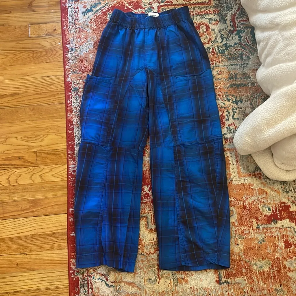 Black and Blue BDG Mae Flannel Pant Size XS - Image 7