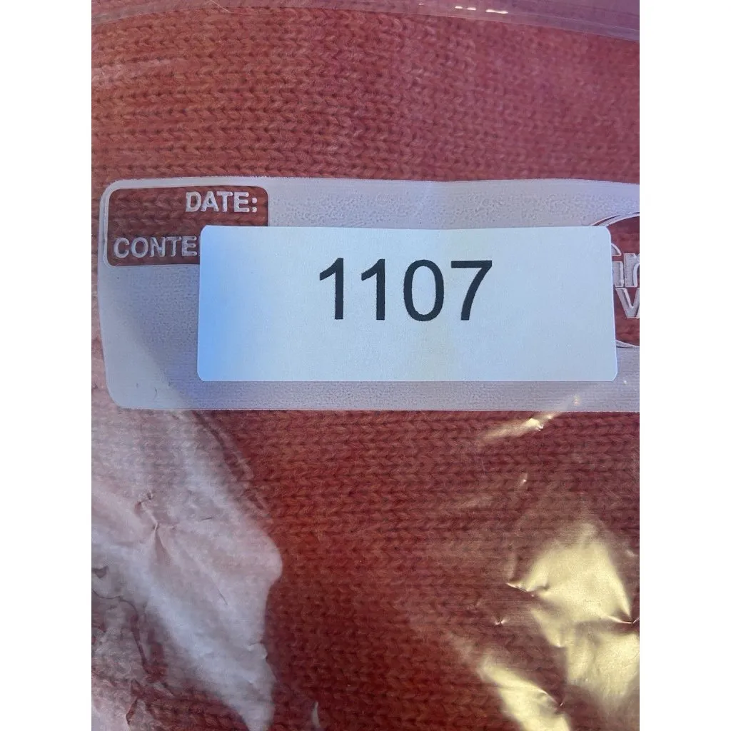 Mer Sea Sweater One Size Orange Paprika Lisbon Traveler Lattice Knit Boxy Preppy - Image 10