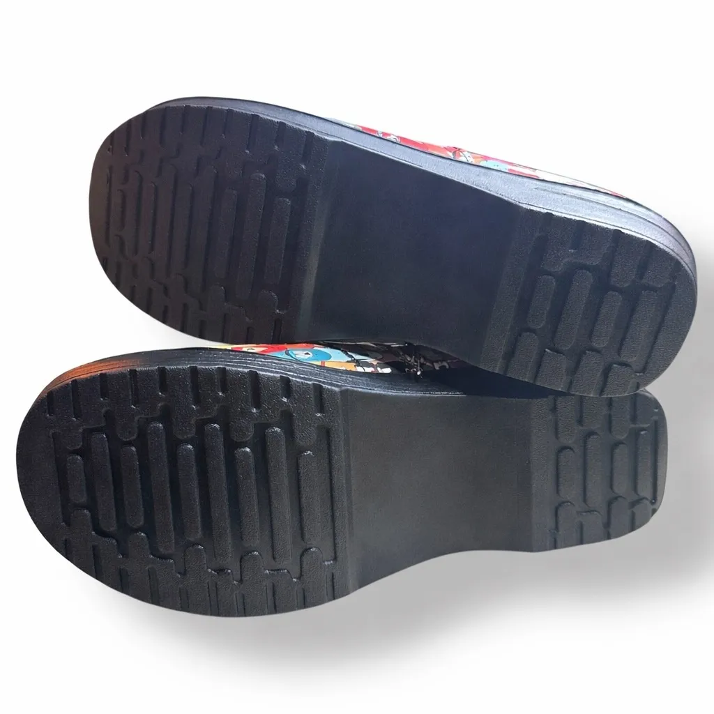 Easy Street Women's Slip On Clogs Shoes Dog Print Multi Color Size Unkno - Image 8