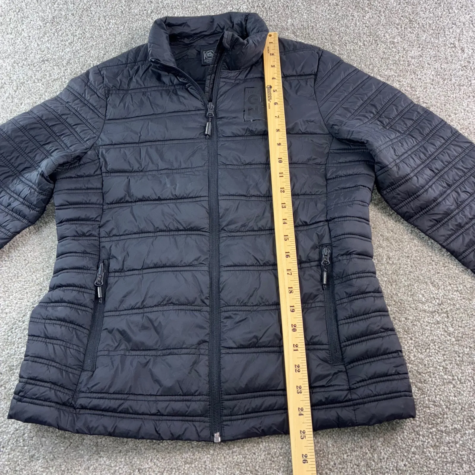 StormTech‎ Performance Womens M Black Puffer Jacket Full Zip Packable Gorpcore Size M - Image 4