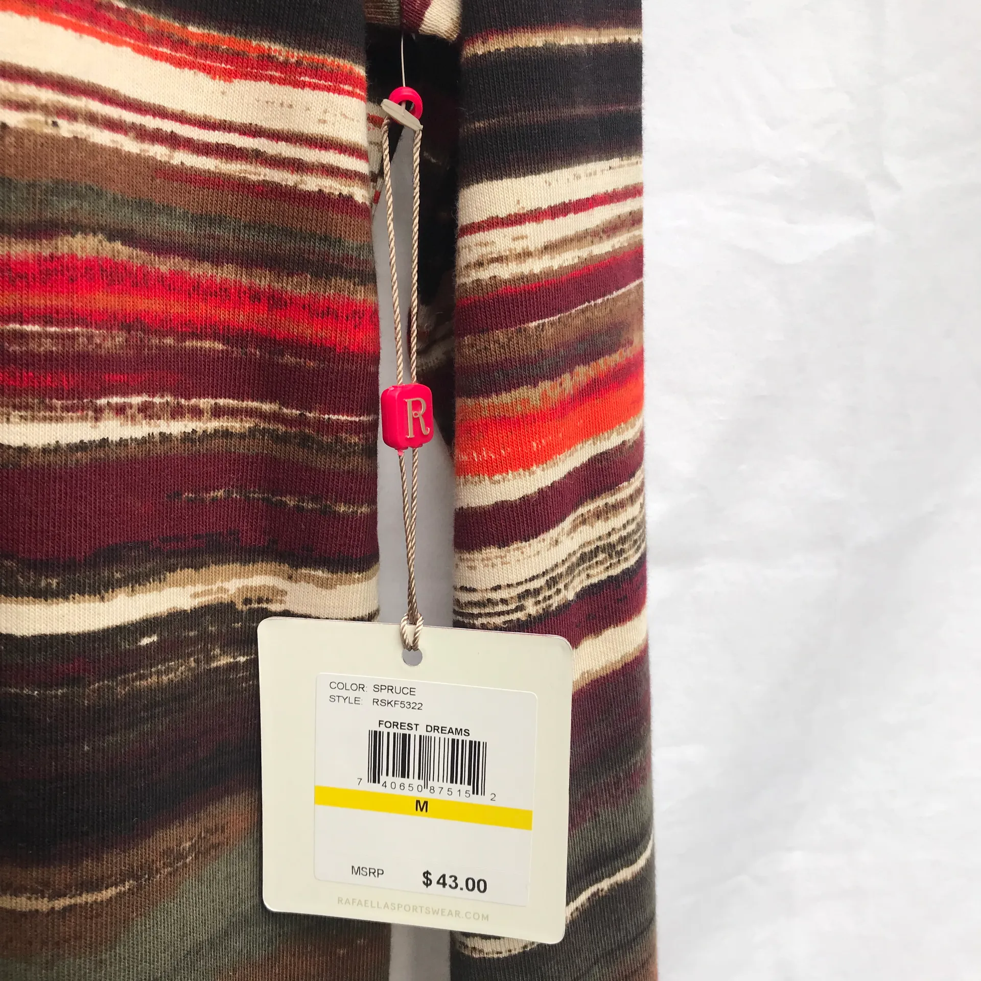 NWT M  Long Sleeve Blouse Top Shirt Women’s Holiday Stripe - Image 7