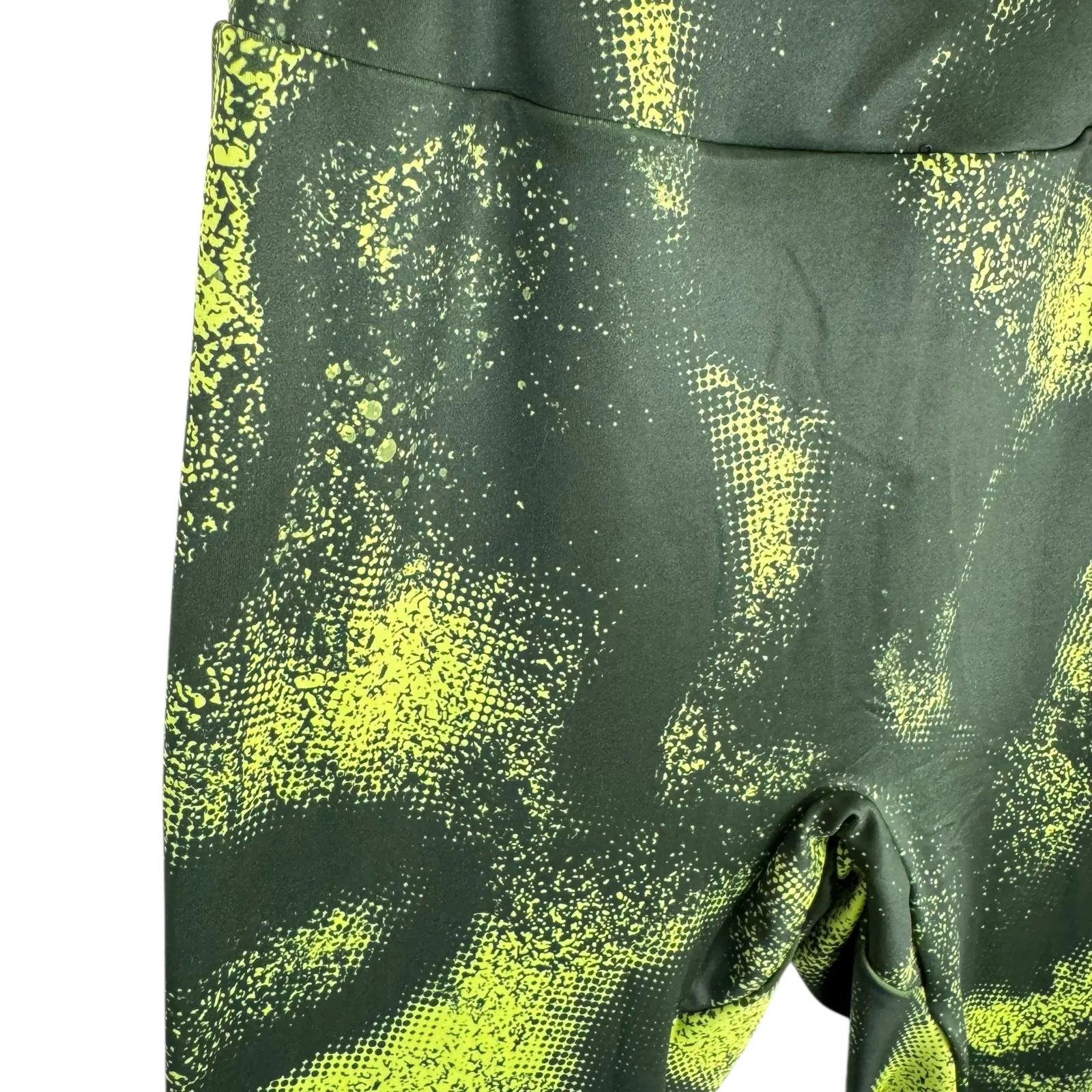 Gymshark Moss Olive Print Power‎ Original Skinny Ankle Fit Leggings Size S - Image 3