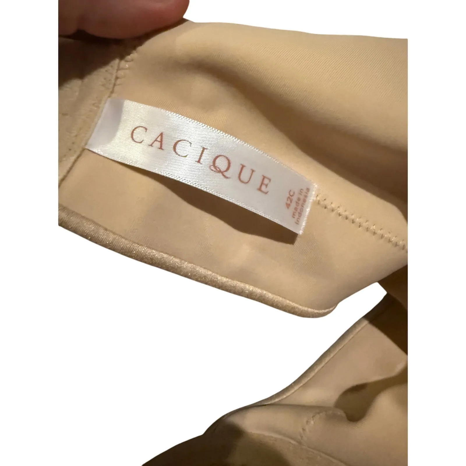 NWT Cacique Bra in Nude Sz. 42C - Image 5