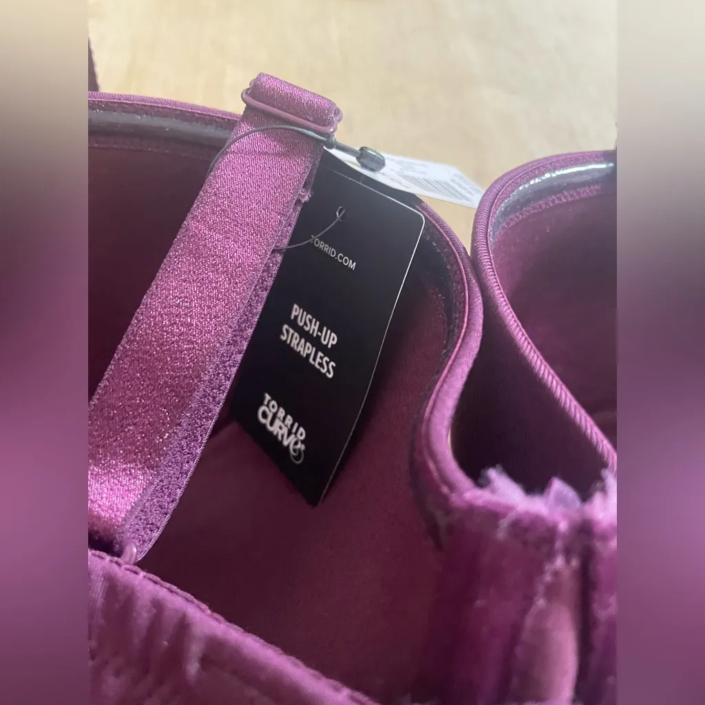 NWT Torrid Curve Bombshell Everyday Strapless Push - Image 4