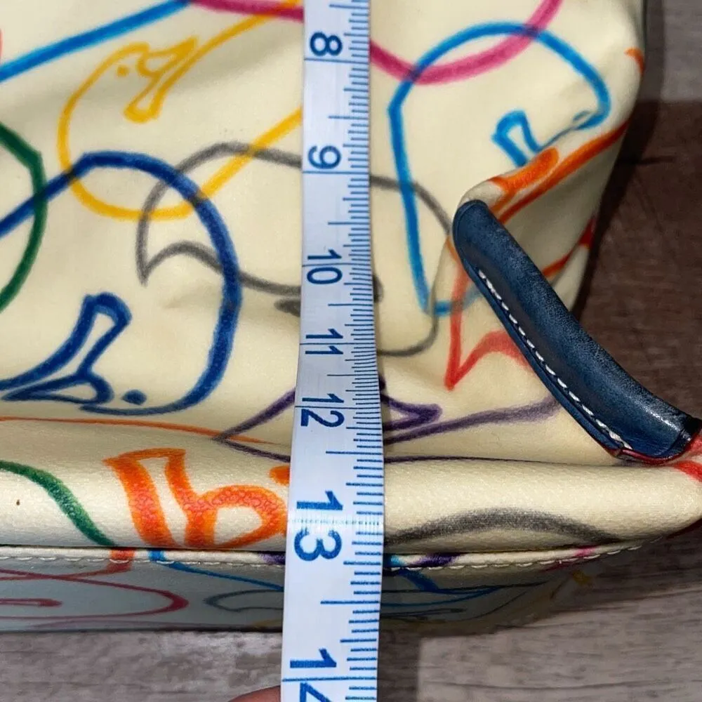 DOONEY & BOURKE BELLA SHOPPER ROYAL BLUE TOTE 17w‎ x 13h x 4.5” XLARGE PURSE - Image 14