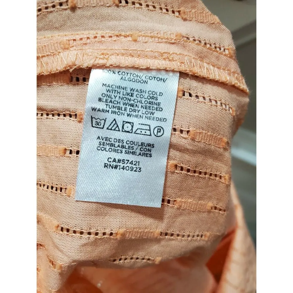 Loft Women's 100% Cotton Long Sleeve Collared Button Down Casual Shirt Medium - Image 10