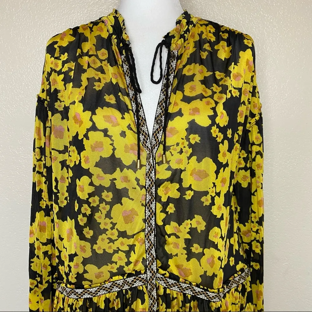 Free People Love Letter Floral Print Tunic XS NWT - Image 8