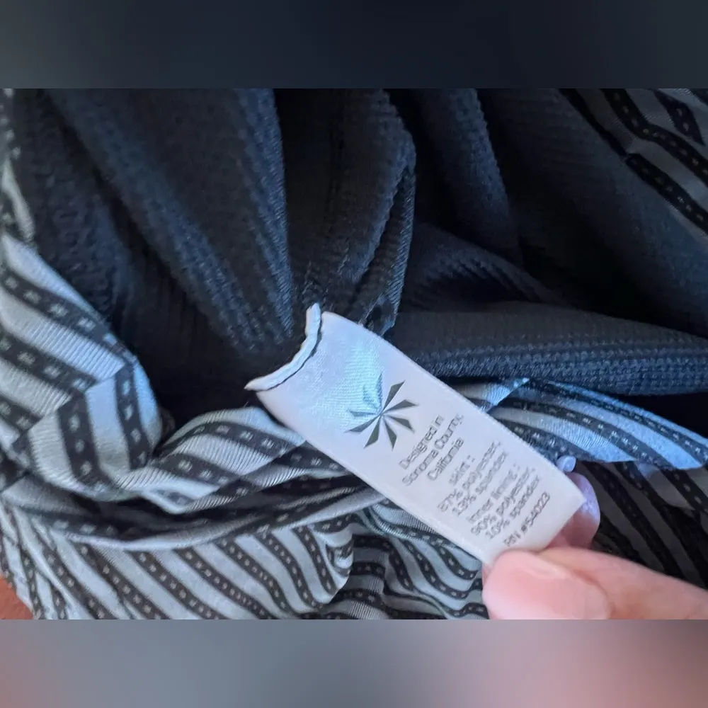 Athleta Stripe Swagger Tiered Tennis Golf Pickleball Skirt Size L - Image 9