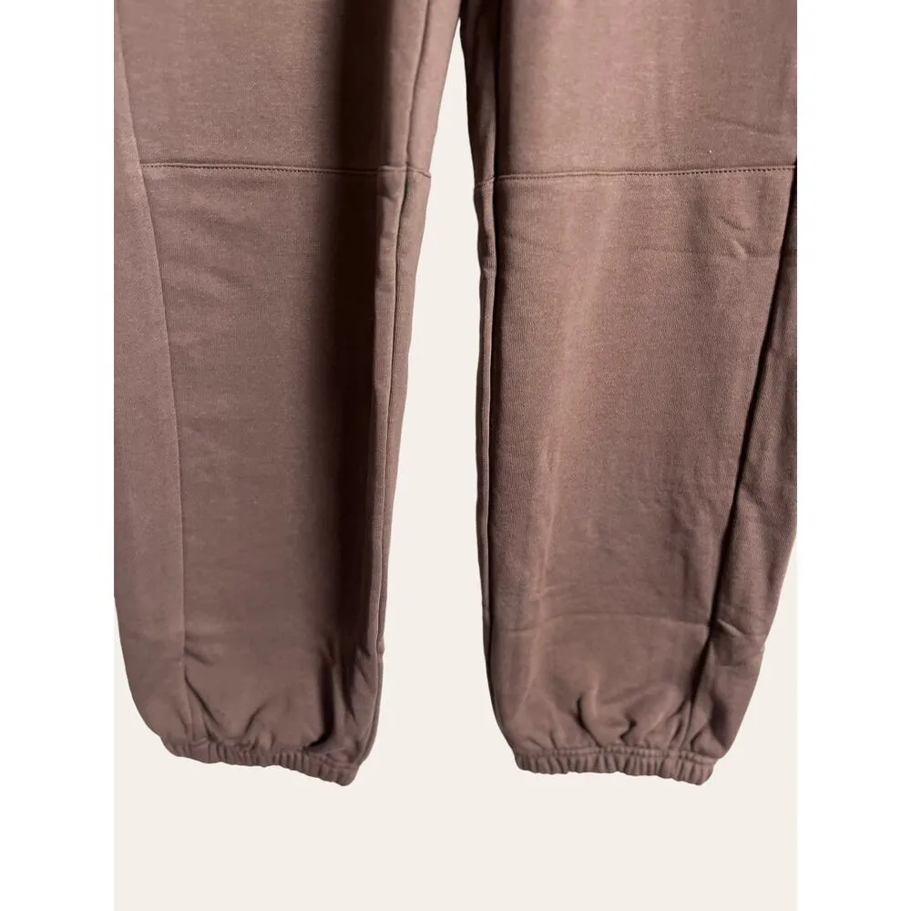 Naked Wardrobe Chocolate Brown Loungewear Casual Jogger Sweatpants Size Small - Image 4