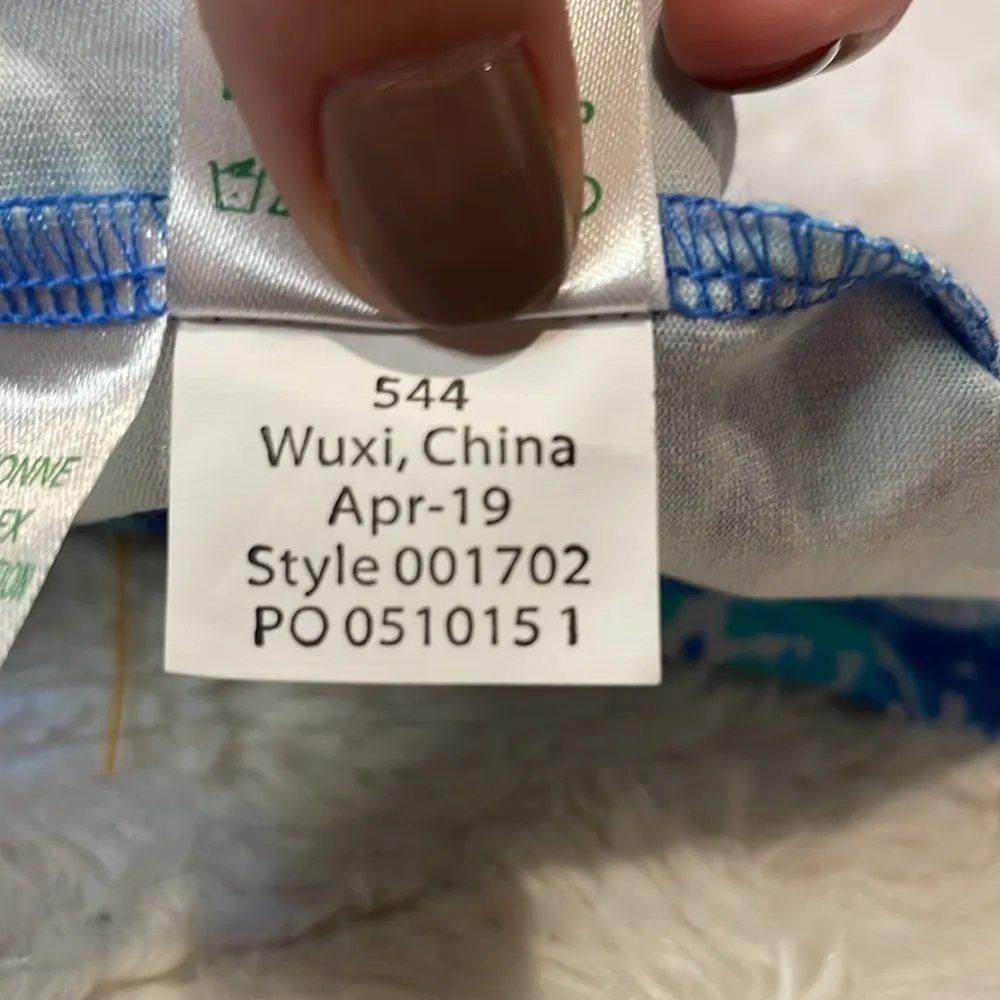 Lilly Pulitzer NWT LaLa Halter Romper Blue Haven Hey Hey Soleil- Size XXS - Image 12