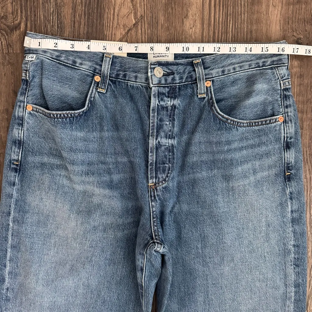 NEW Citizens of Humanity Annina Trouser Jeans in Pinnacle Wash Size 30 - Image 12