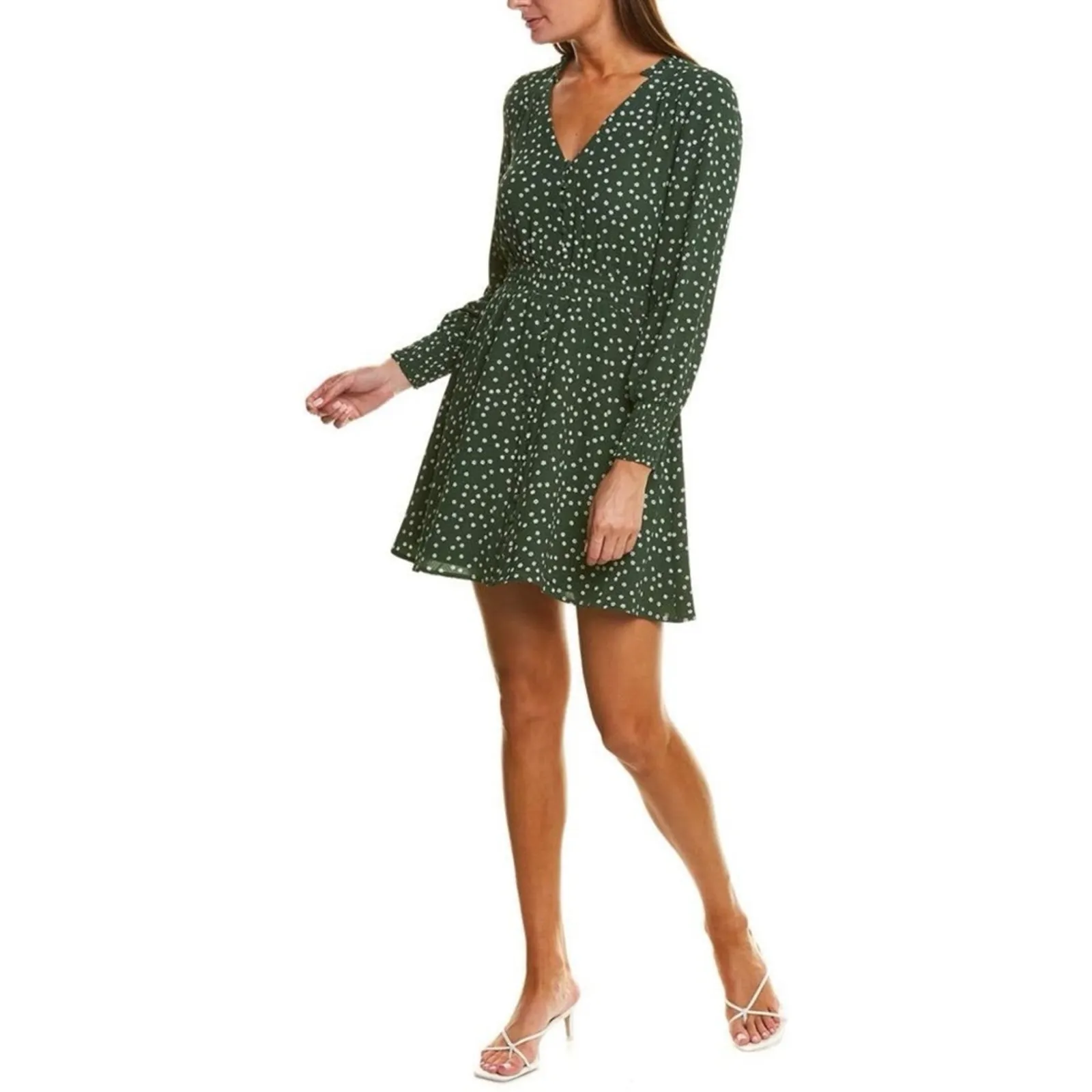 BB‎ Dakota Don't Call Me Ditsy Dress in Cypress Green Small NWT - Image 5