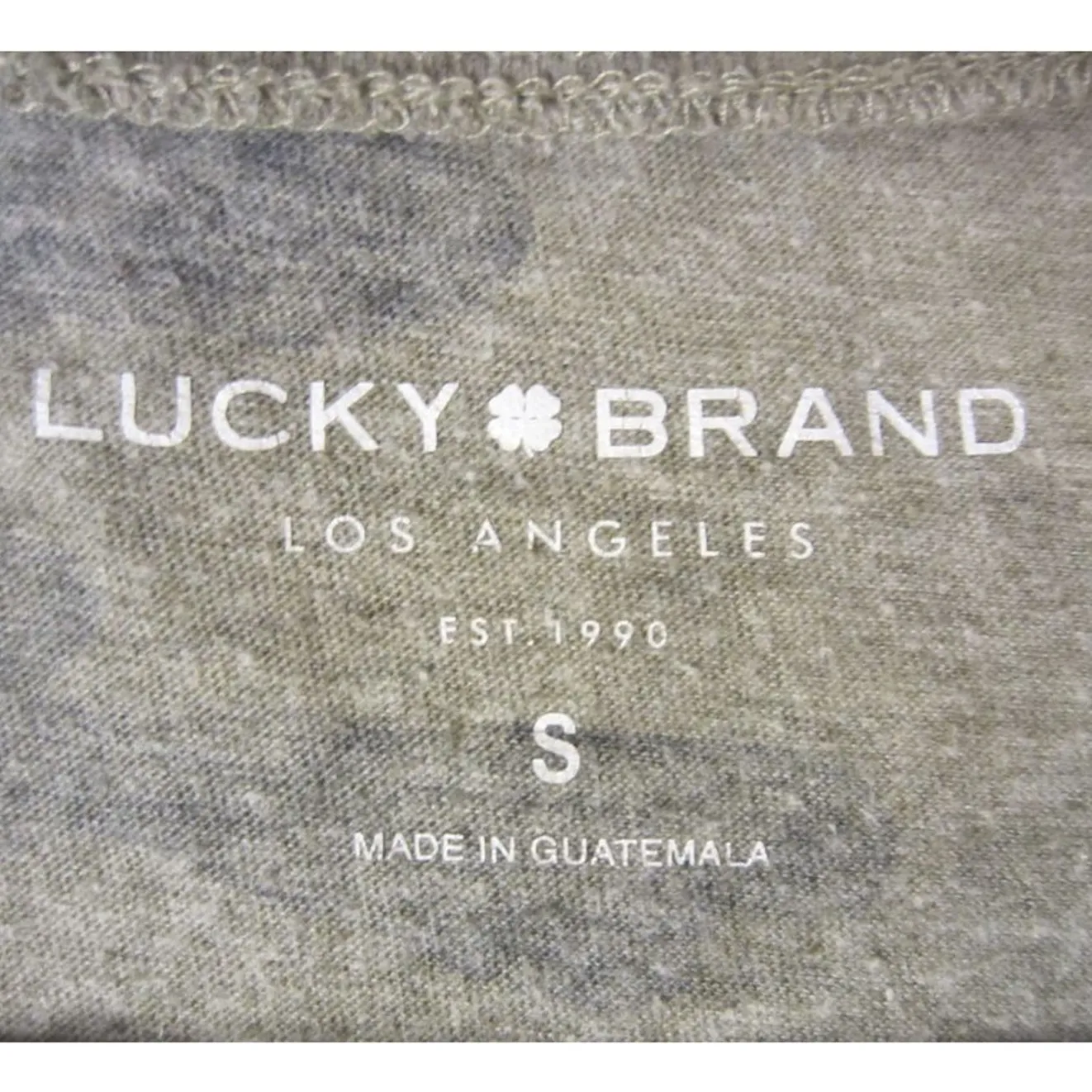 Camo Print Crew Neck Short Sleeve T-Shirt Lucky Brand Women’s Small - Image 4