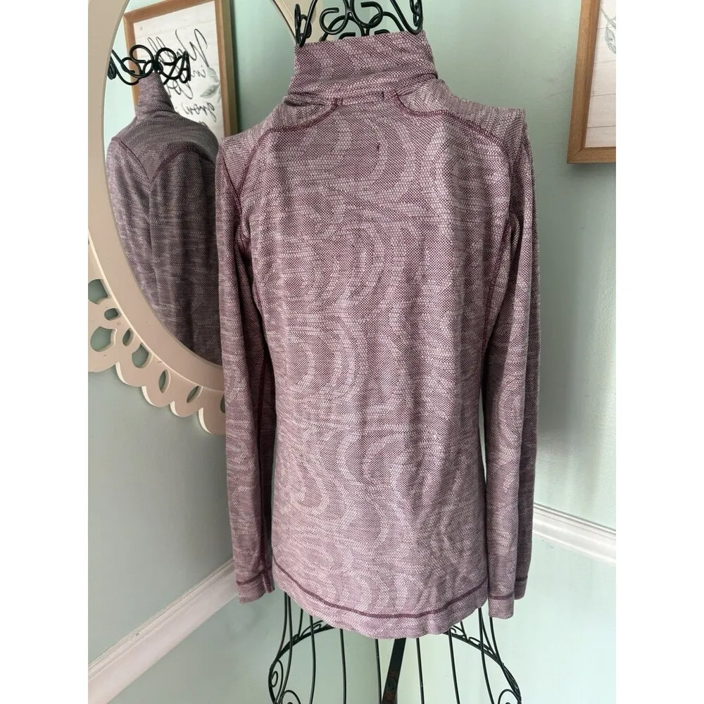 Smartwool Medium Merino 250 Base Layer Pattern Quarter-Zip Top - Women's Holes - Image 2