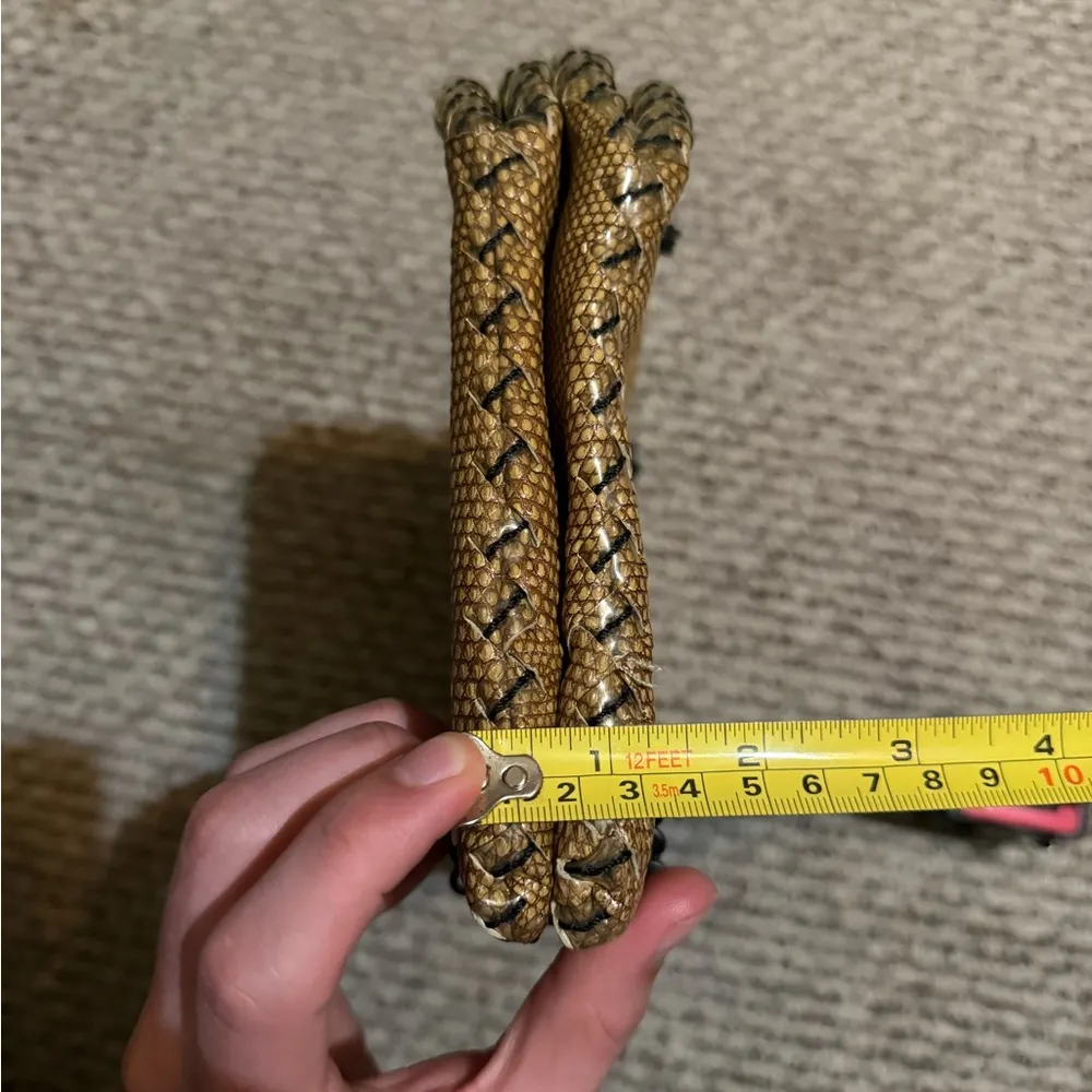 Bottega Veneta Lizard Shoulder Bag With Matching Compact Mirror One Size - Image 15