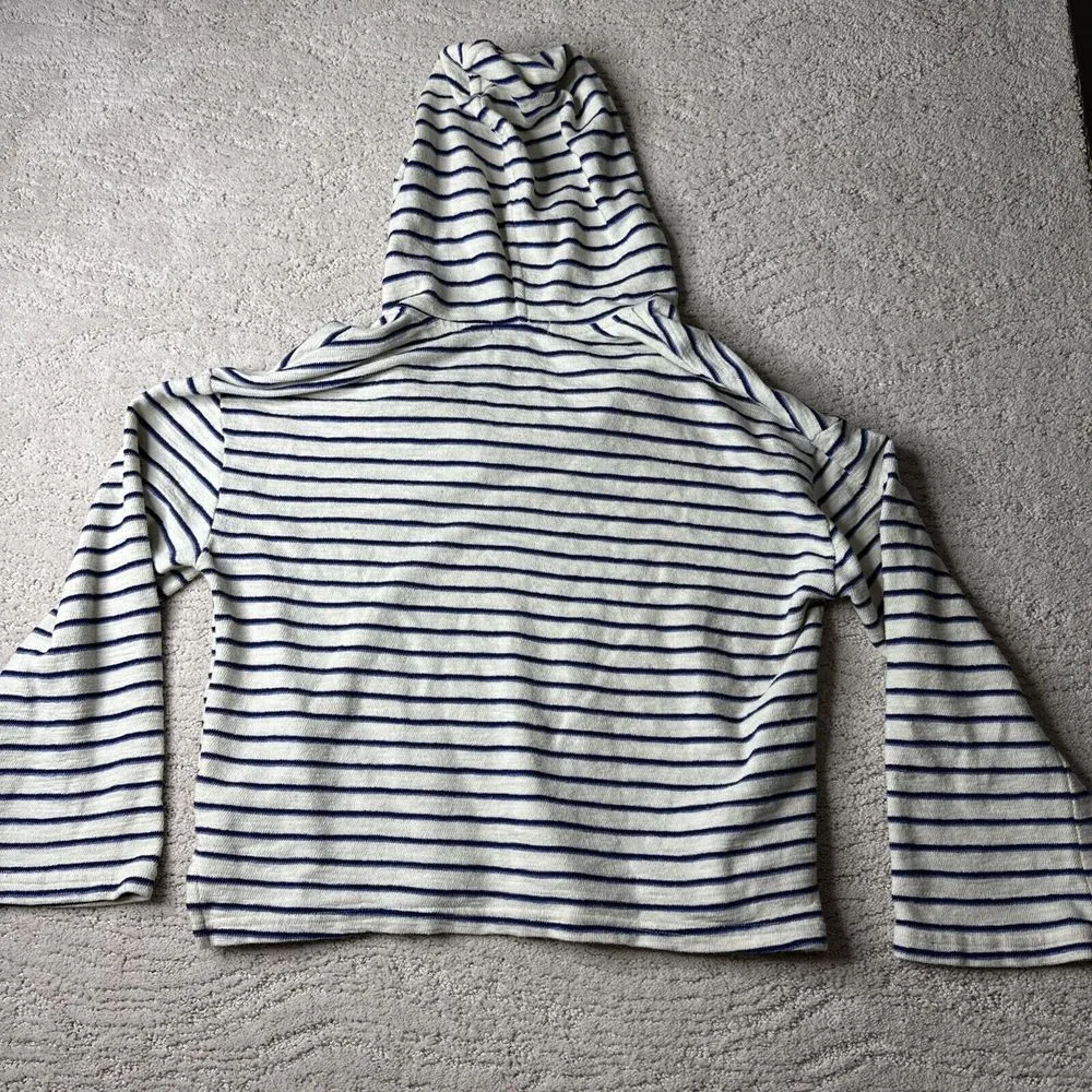 Women's Marine Layer Size XS Striped Playa Hoodie Lightweight - Image 6