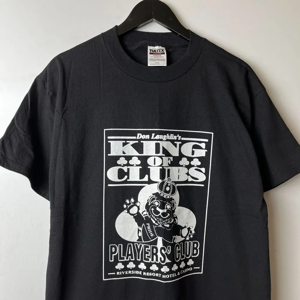 Vintage Don Laughlin's King of Clubs T Shirt Black Medium M Graphic Tee - Image 10