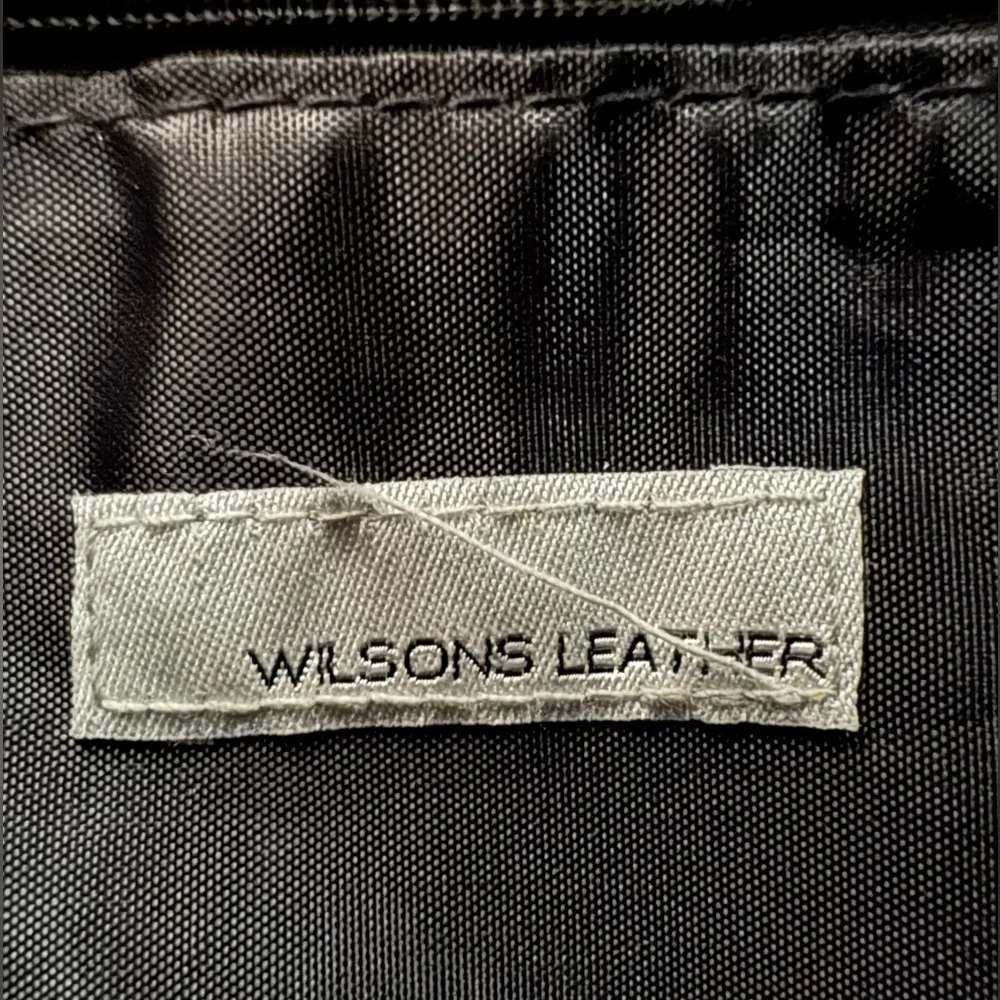 wilson's leather Wilson’s Leather Vintage Black Shoulder Bag - Image 3