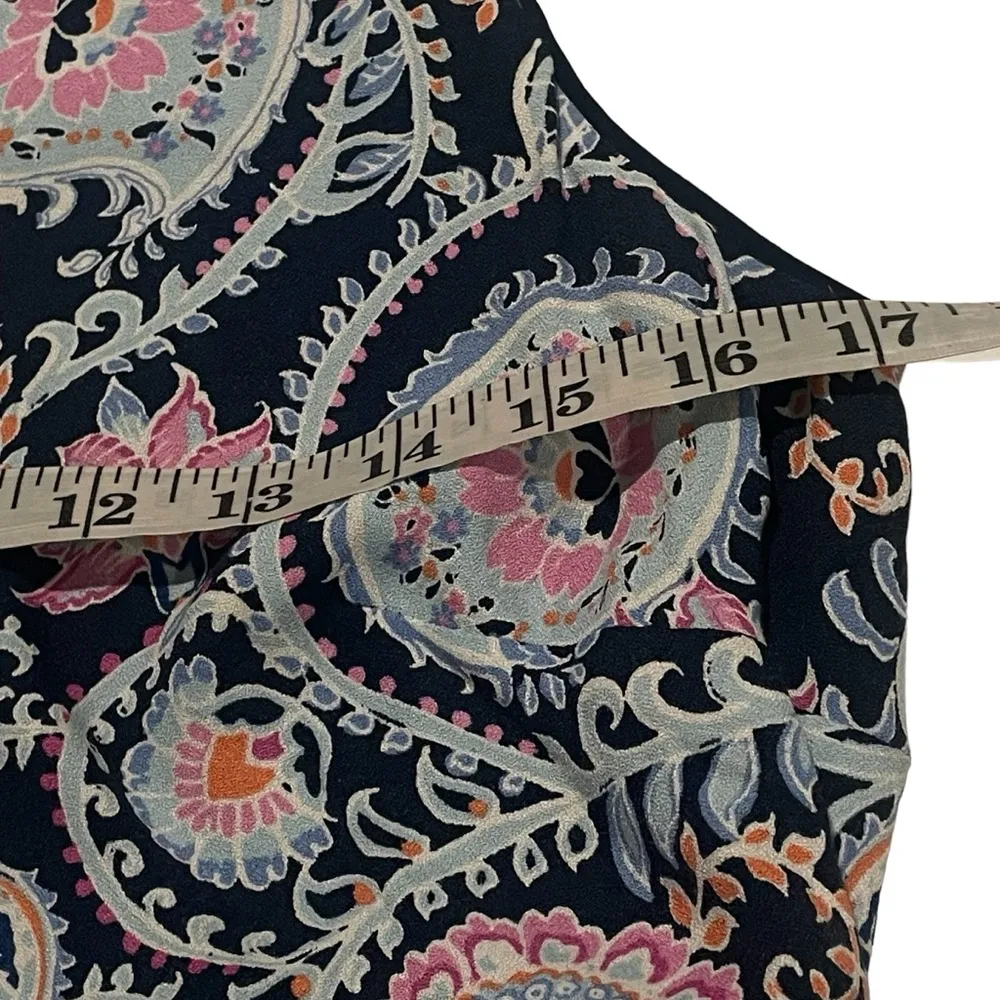 Talbots women’s Paisley floral sleeveless maxi dress size 4 - Image 7