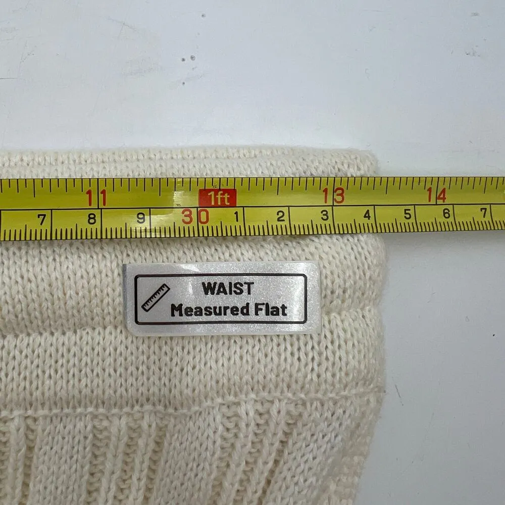 Rue Stiic Ribbed Knit Maxi Skirt White - Image 4