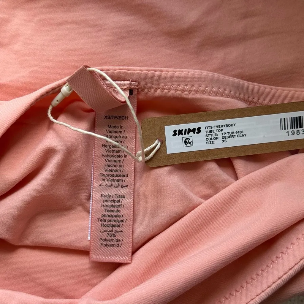 Skims Fits Everybody Tube Top in Desert Clay, size XS - Image 6