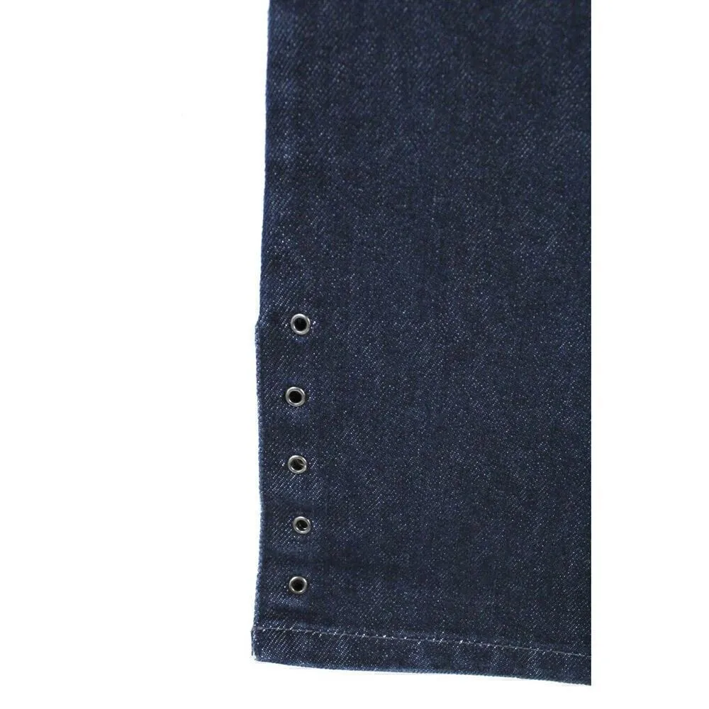 A/X ARMANI EXCHANGE Womens Jeans Skinny Dark SIZE 2 28 x 31 Open Grommet Legs - Image 5