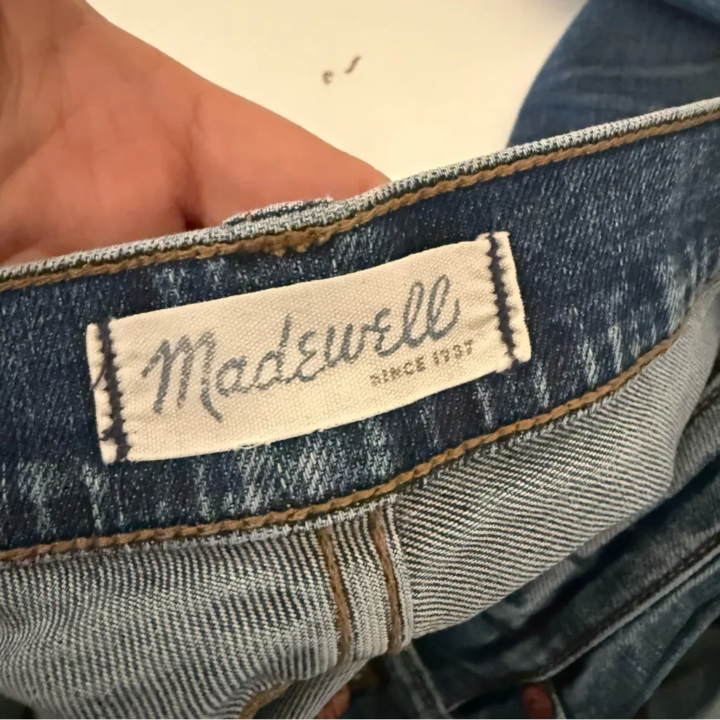 Madewell Jeans Women 9” Skinny Skinny  Blue Jeans Size 30 Distressed - Image 6