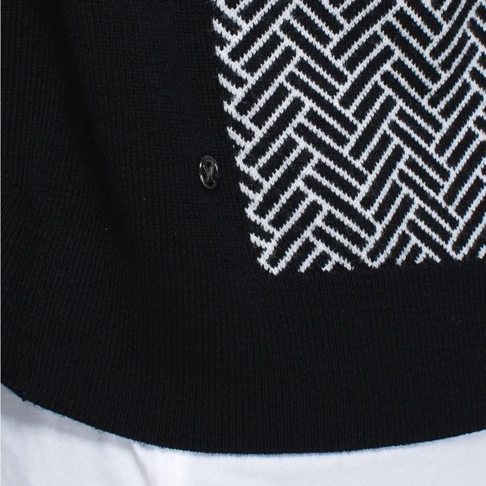 Lululemon Yogi Crew Sweater Black / White - Image 4