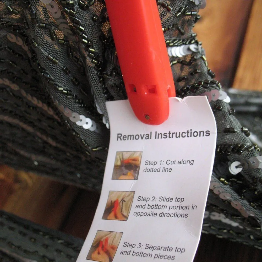 MAC DUGGAL 5641 Embellished Puff Sleeve Side Knot Gown Dress FLAW - Image 15