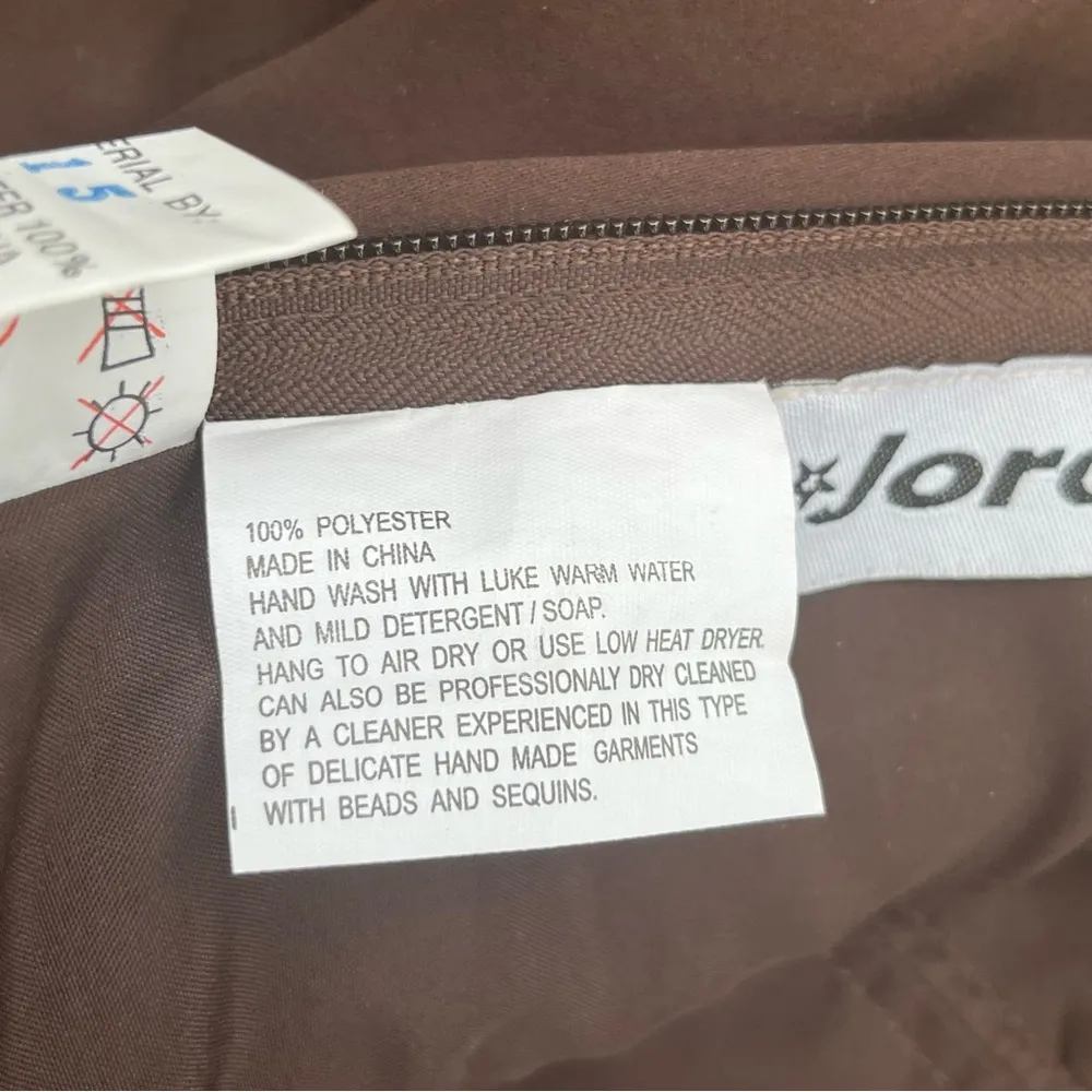 Vintage 1990’s  satin strapless gown - Image 7